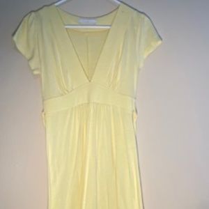 Charlotte Russe yellow midi dress
